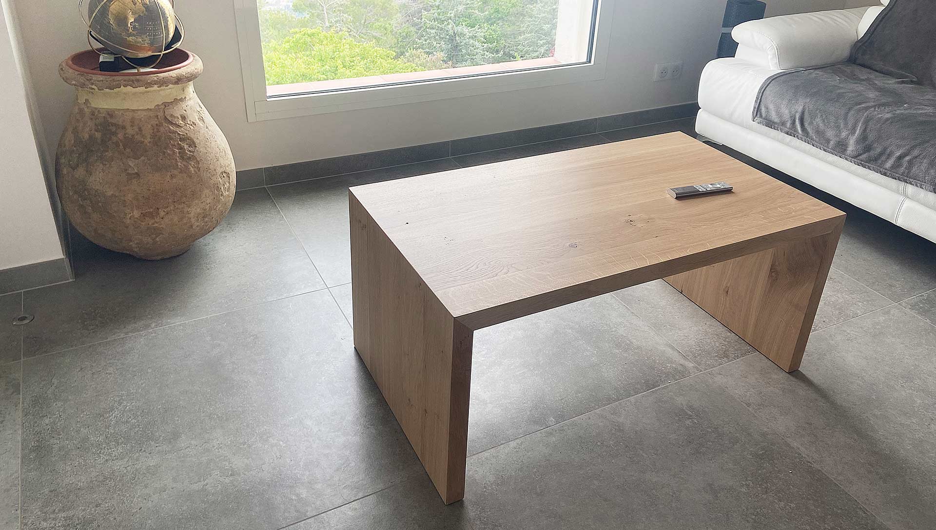 Table basse en chêne